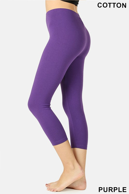 Purple Capri Legging