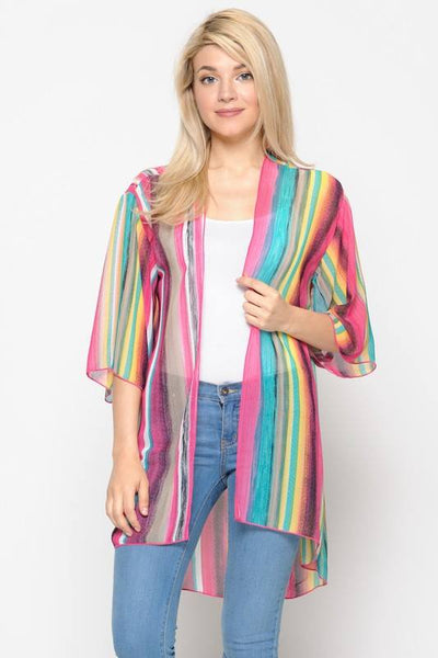 Serape Sheer Cardigan
