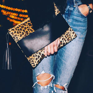 Leopard Clutch