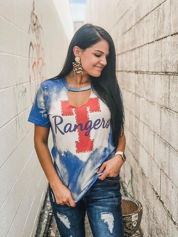 Texas Rangers Bleached Tee