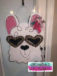 Llama Door Hanger