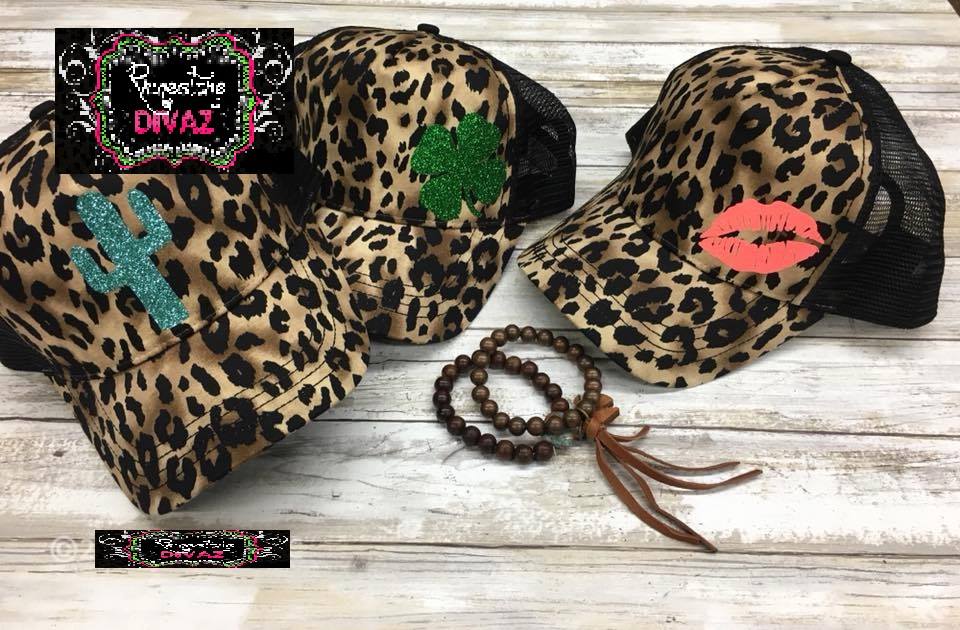Leopard Hat with image