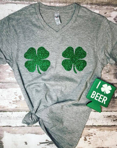 Shamrock Glitter Tee