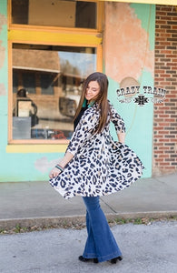 Leopard Latte Cardigan