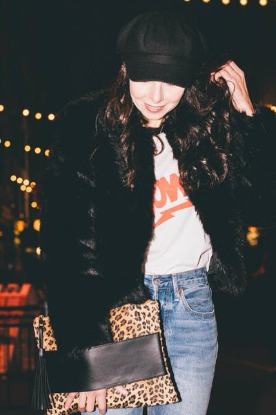 Leopard Clutch