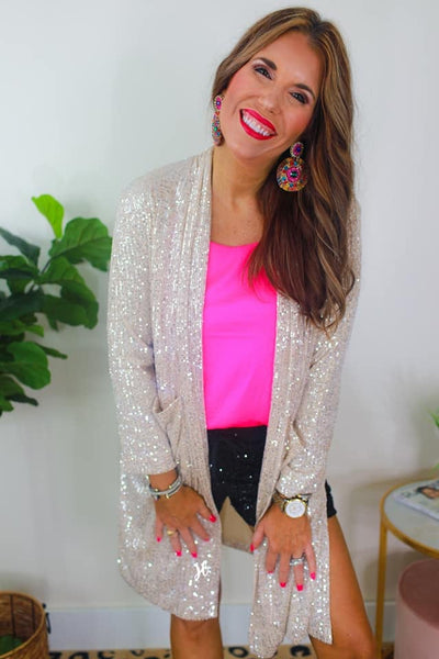 Champagne Sequin Jacket
