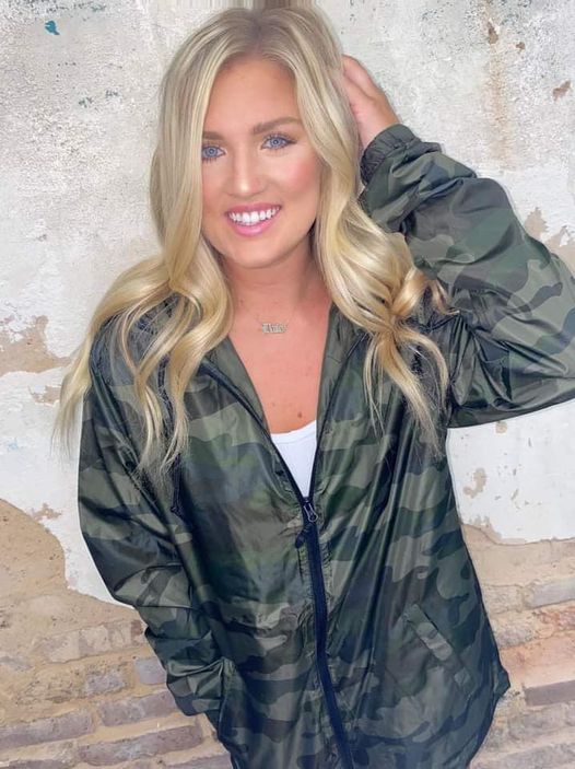 Camo Windbreaker