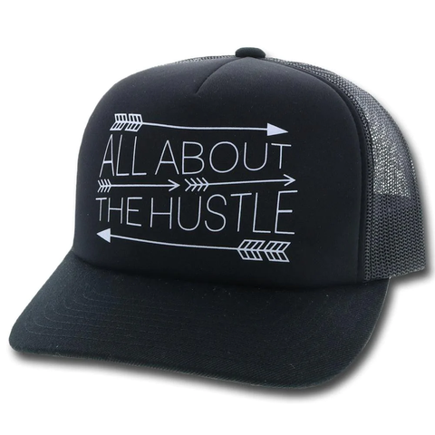 "HUSTLE" BLACK Hooey Hat