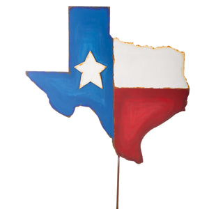 Large Texas Flag Stake