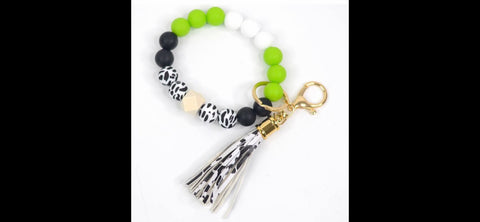 Green Cow Keychain