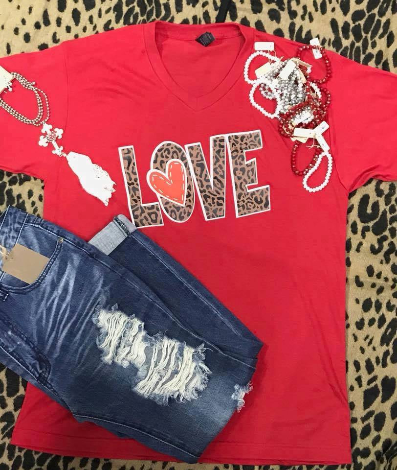 Leopard Love tee