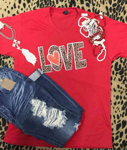 Leopard Love tee