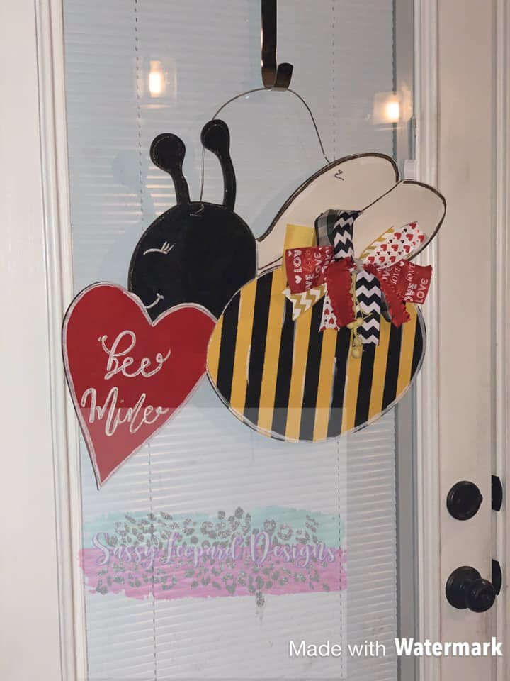 Bee Mine Door hanger