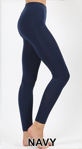 Navy Seamless Classic Leggings