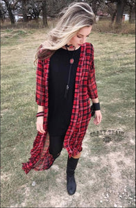 Mad For Plaid Duster