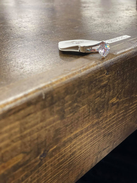 Twisted Faith CZ Ring