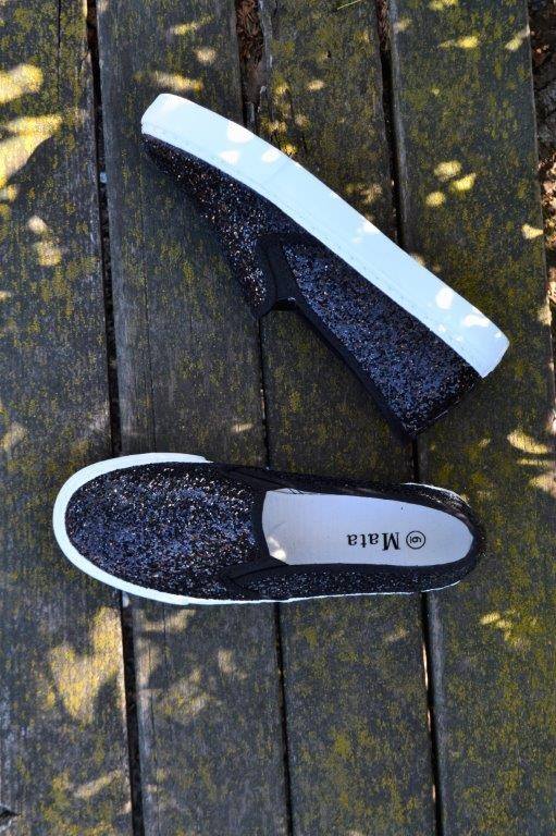 Black Ranga Shoe – Rhinestone Divaz
