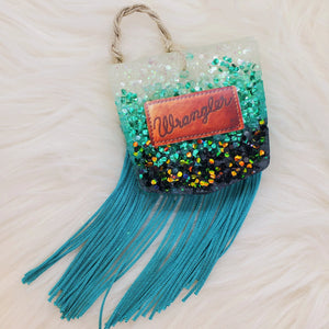 Turquoise Ombre Pocket Fringe Smelly Jelly