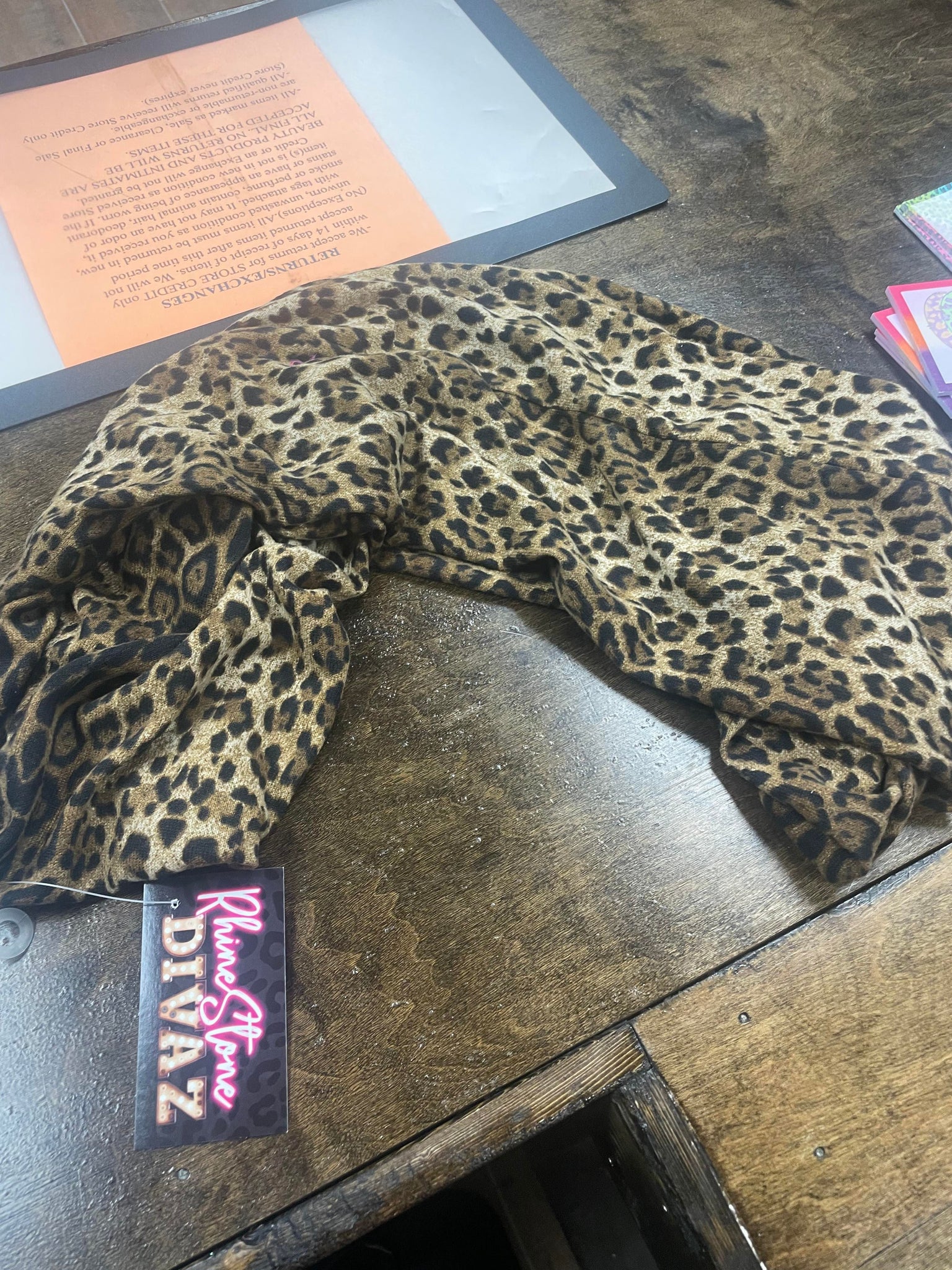 Leopard Infinity Scarf
