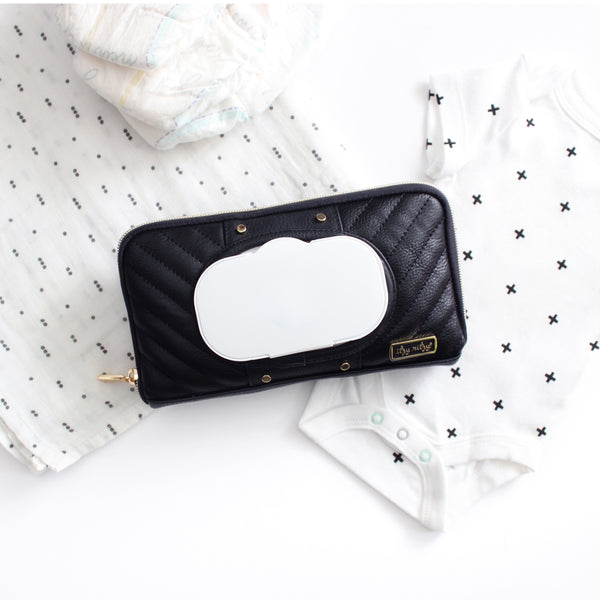 Jetsetter Black Travel Wipes Case