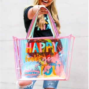 Happy Looks Good On You Tote