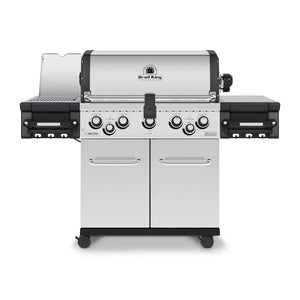 Broil King Regal S 590 PRO IR 5-Burner Natural Gas Grill With Rotisserie & Infrared Side Burner - Stainless Steel