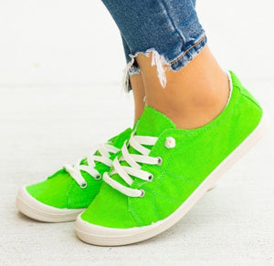 Neon Green Comfort Shoe