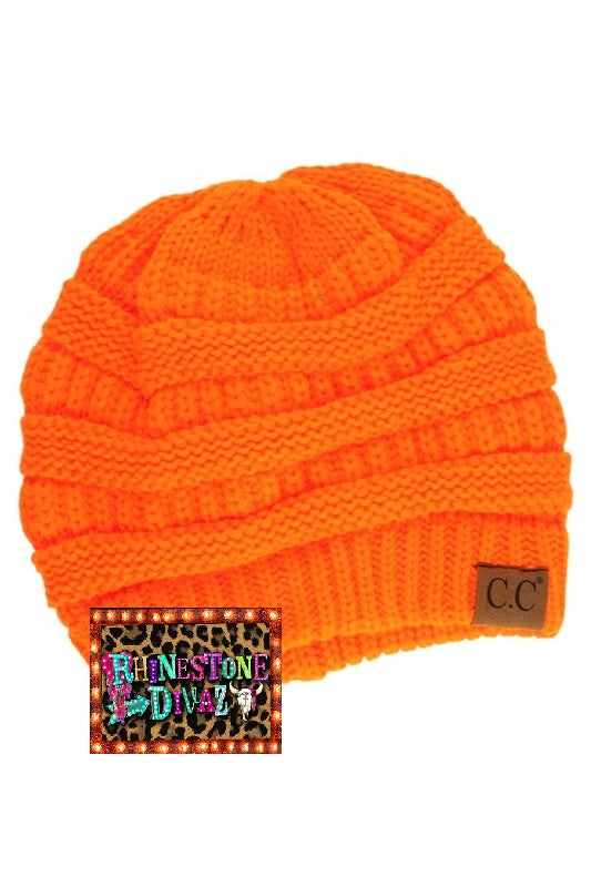 Neon Orange Beanie