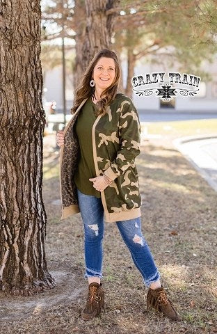 Hide N Seek REVERSIBLE Cardigan