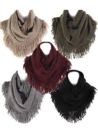 Fringe Crochet Scarf
