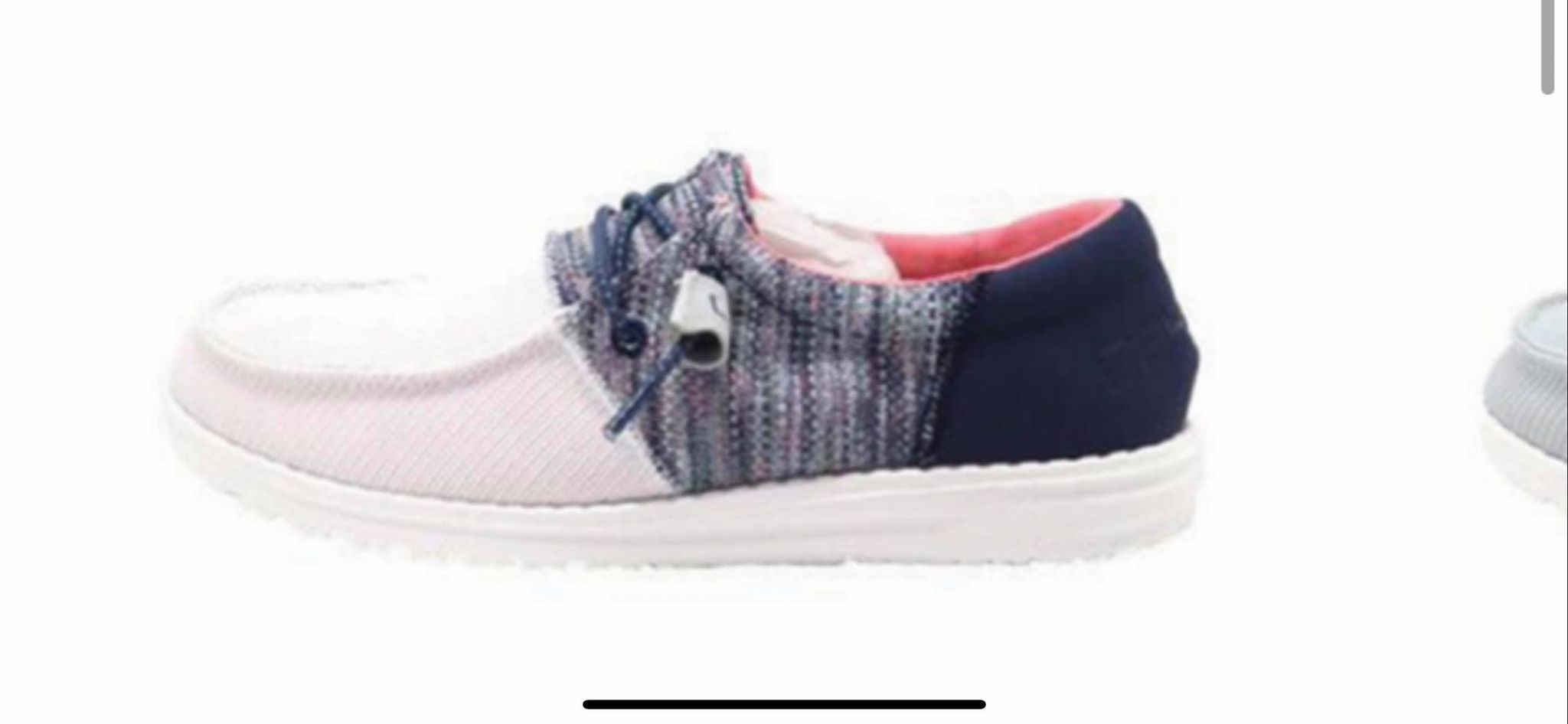 WOMEN'S Wendy Sox Funky Navy Hey Dudes**IN STOCK **