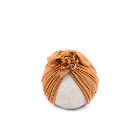 Caramel Vintage Head Wrap Hat