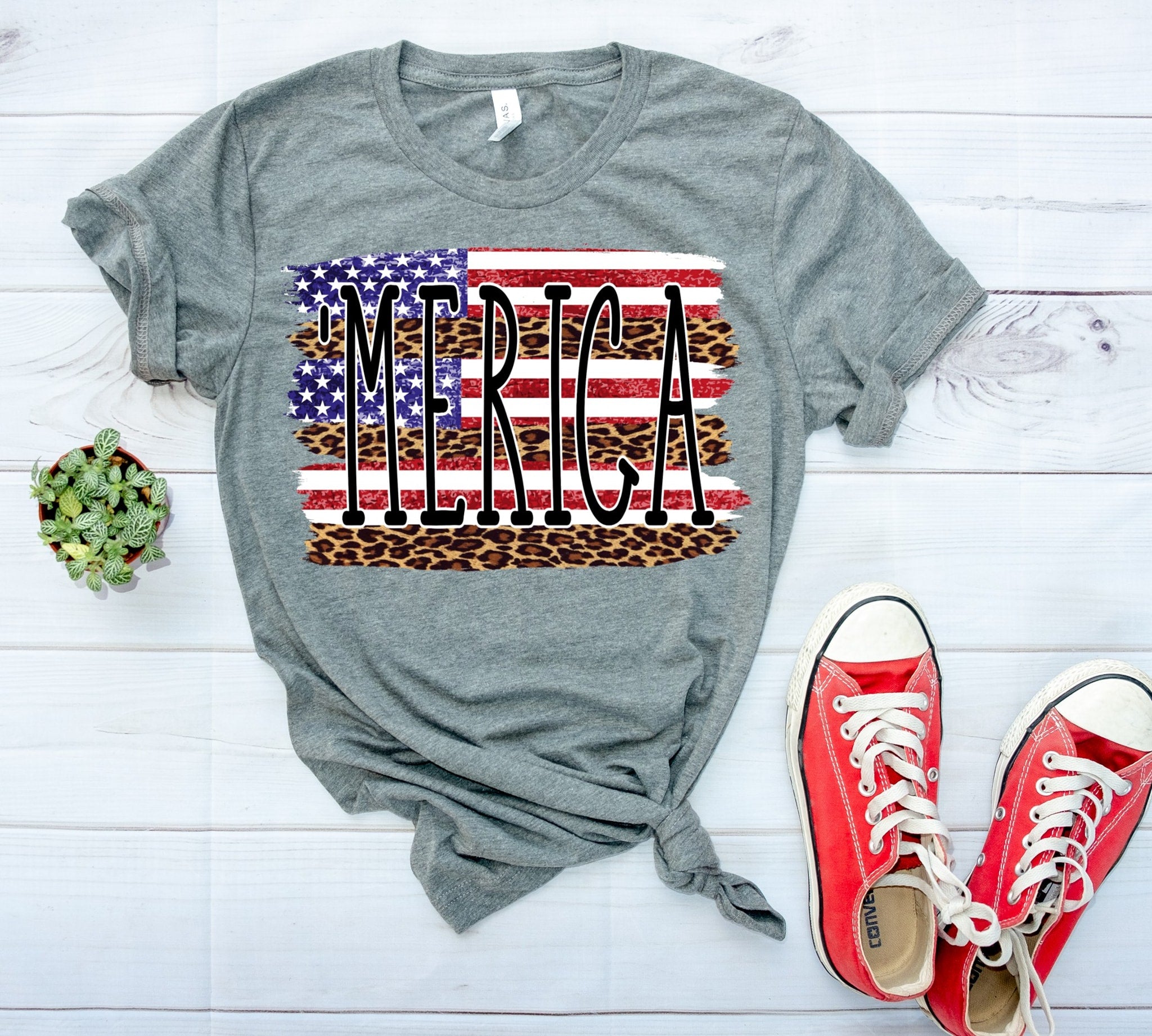 Grey Merica Tee