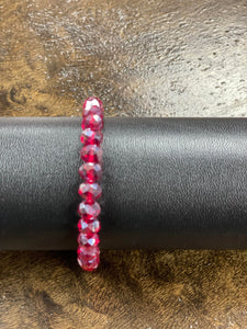 Cranberry Bead Bracelet