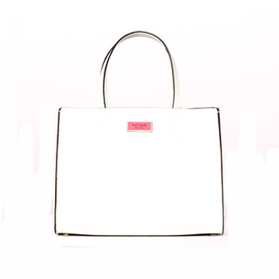 Kate Spade White Sam Medium Satchel