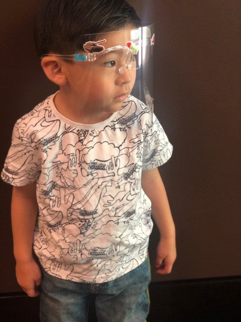 Kids Face Sticker Shield
