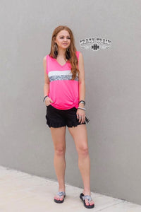 Ready Or Knot Pink Tank