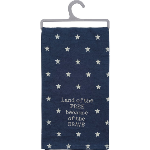 Dish Towel - Land Of The Free Because Of The Brave
