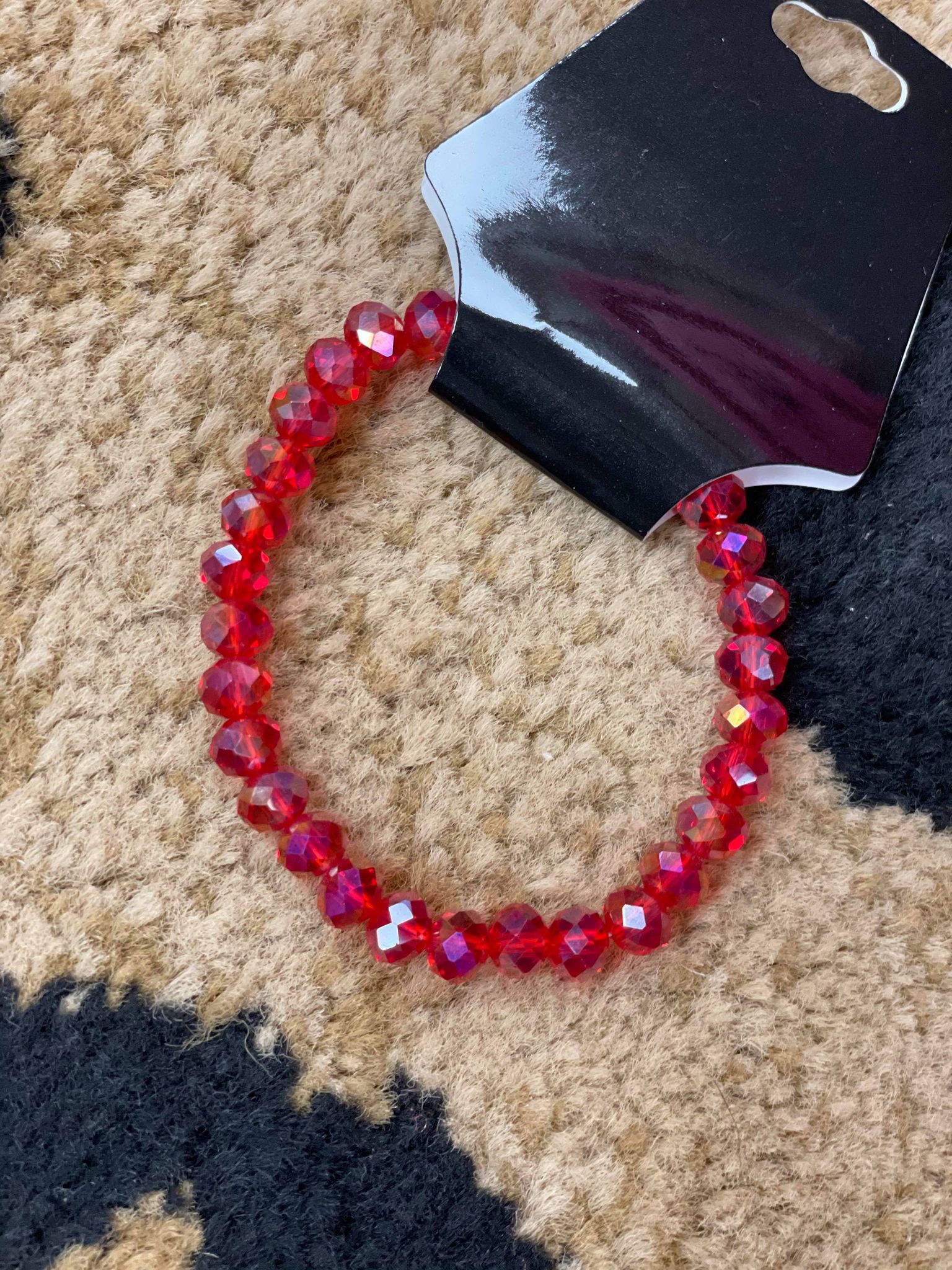 Ice & Fire Bead Bracelet