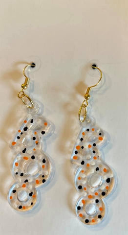 Boo Acrylic Earrings