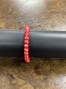 Red/Orange Bead Bracelet