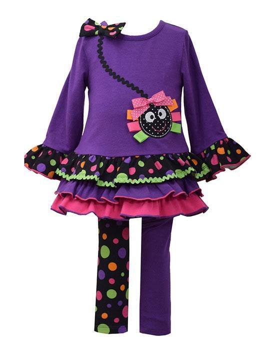 Girls Spider Halloween Outfit
