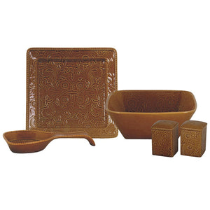 Savannah 5 Piece Completer Set Mustard