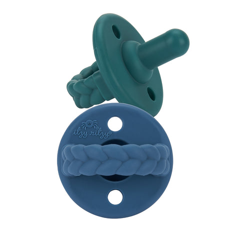 Deep Sea + Denim Sweetie Soother™ Pacifier Set