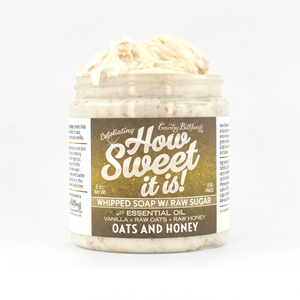 How Sweet It Is Whipped Soap with Raw Sugar - Oats and