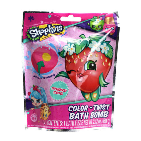 Shopkins 60gm Bath Bomb In Foil Bag