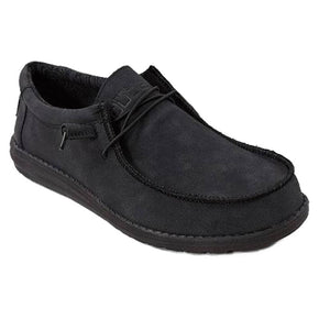MEN'S Recycled Leather Carbon Hey Dudes**IN STOCK**