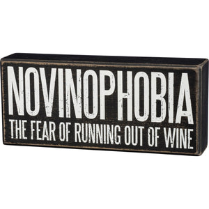 Novinophobia Box Sign