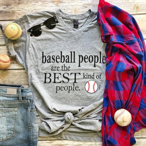 Baseball People Are The Best People Tee