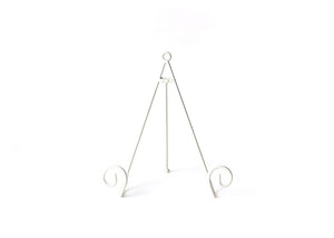 Large Swirl White Plate Stand